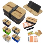 Stackable Bento Box With Phone Stand 1 Stackable Bento Box With Phone Stand 1