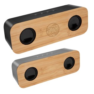 Chrome & Bamboo Wireless Speaker 1 Chrome & Bamboo Wireless Speaker 1