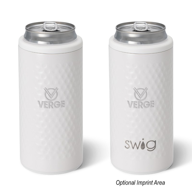 12 Oz. Swig Life™ Golf Ball Skinny Can Cooler 1 12 Oz. Swig Life™ Golf Ball Skinny Can Cooler 1