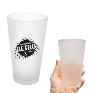 16 Oz. Frosted Glass Cup 1 16 Oz. Frosted Glass Cup 1
