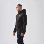 Stormtech Orbiter Men's Softshell Hoody - KSH1 BLACK BRIGHTRED Lifestyle Embroidery Stormtech Orbiter Men's Softshell Hoody - KSH1 BLACK BRIGHTRED Lifestyle Embroidery