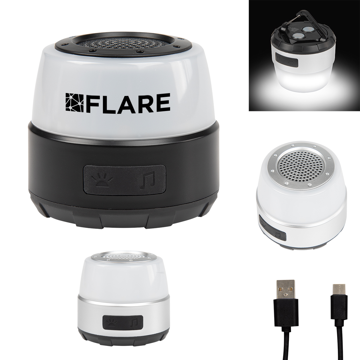 Magnetic Speaker With Emergency Light 1