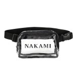 Anywhere Clear Belt Bag - 30089 CLRBLK Silkscreen Anywhere Clear Belt Bag - 30089 CLRBLK Silkscreen