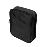 Hudson Rpet Leatherette Tech Organizer - 30141 BLK Angle Hudson Rpet Leatherette Tech Organizer - 30141 BLK Angle