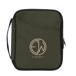 Hudson Rpet Leatherette Tech Organizer - 30141 OLV Silkscreen Hudson Rpet Leatherette Tech Organizer - 30141 OLV Silkscreen