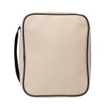 Hudson Rpet Leatherette Tech Organizer - 30141 BEG Back Hudson Rpet Leatherette Tech Organizer - 30141 BEG Back