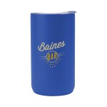12 Oz. 4-in-1 Double Walled Can Cooler - 50404 BLU Colorbrite 12 Oz. 4-in-1 Double Walled Can Cooler - 50404 BLU Colorbrite