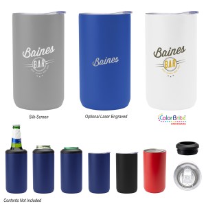 12 Oz. 4-in-1 Double Walled Can Cooler 1 12 Oz. 4-in-1 Double Walled Can Cooler 1