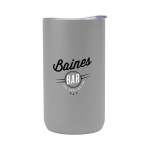 12 Oz. 4-in-1 Double Walled Can Cooler - 50404 GRA Colorbrite 12 Oz. 4-in-1 Double Walled Can Cooler - 50404 GRA Colorbrite