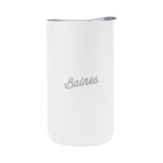 12 Oz. 4-in-1 Double Walled Can Cooler - 50404 WHT Laser 12 Oz. 4-in-1 Double Walled Can Cooler - 50404 WHT Laser