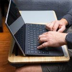 Bamboo Laptop Desk - 55239 GRABAM Inuse Bamboo Laptop Desk - 55239 GRABAM Inuse