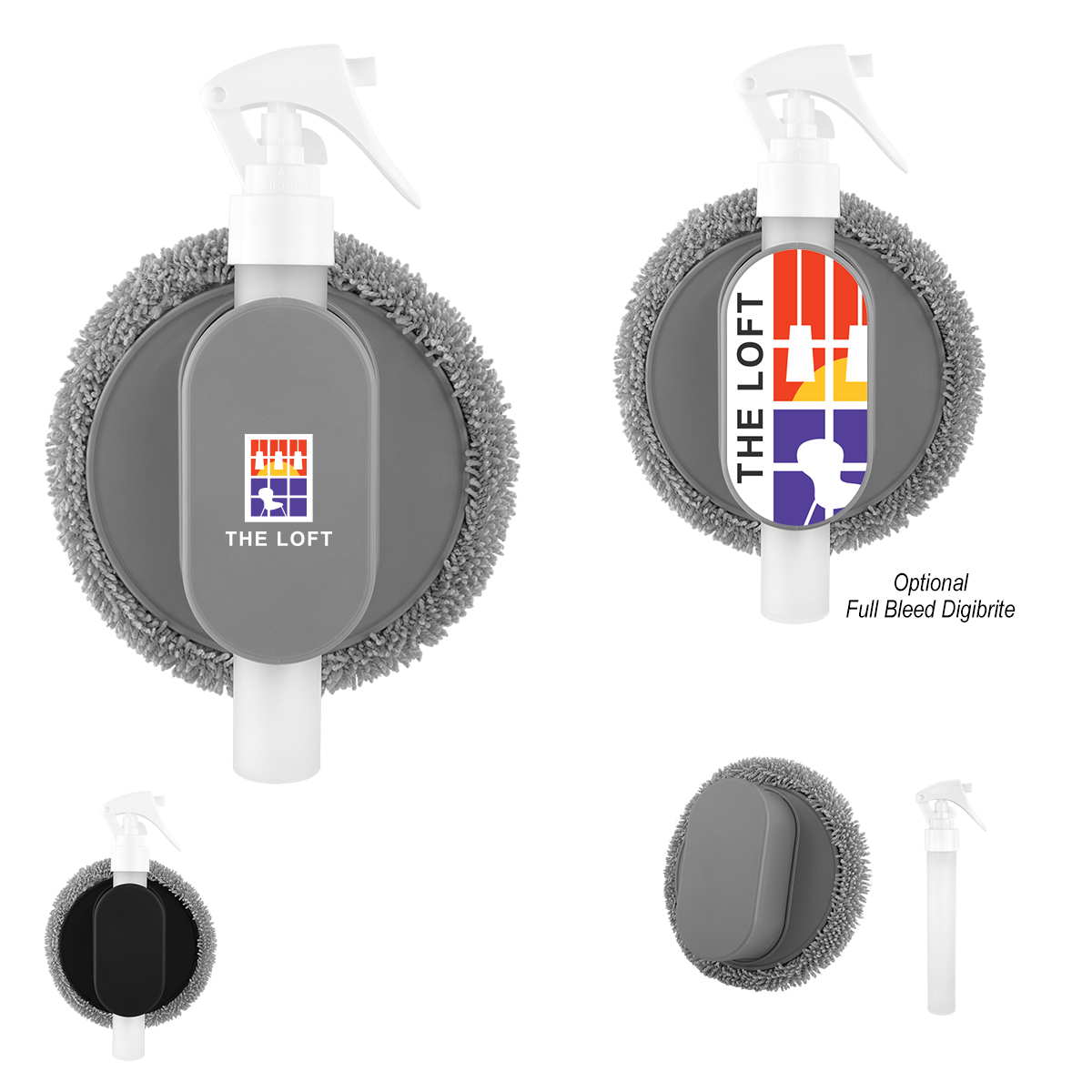 All-in-one Refillable Spray Bottle & Cleaning Cloth 1