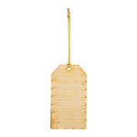 Wood Ornament - Gift Tag 2 Wood Ornament - Gift Tag 2