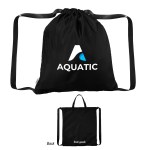 Fresh Goods Joel Rpet Drawstring Tote Bag - 59919 BLK Colorbrite Fresh Goods Joel Rpet Drawstring Tote Bag - 59919 BLK Colorbrite