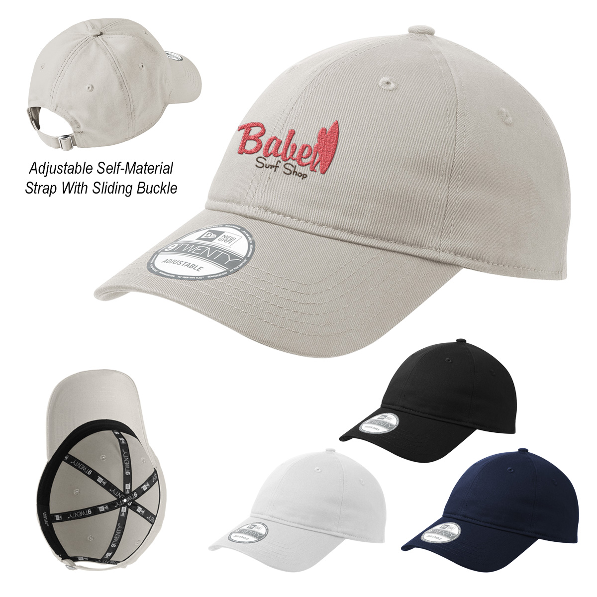 New Era® Adjustable Unstructured Cap 1