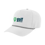 Ryder Ripstop Rpet Rope Cap - 15101 WHTBLKWHT Embroidery Ryder Ripstop Rpet Rope Cap - 15101 WHTBLKWHT Embroidery