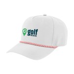 Ryder Ripstop Rpet Rope Cap - 15101 WHTREDWHT Embroidery Ryder Ripstop Rpet Rope Cap - 15101 WHTREDWHT Embroidery