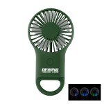 Rechargeable Handheld Fan With Carabiner 2.0 - 28702 GRD Padprint Rechargeable Handheld Fan With Carabiner 2.0 - 28702 GRD Padprint