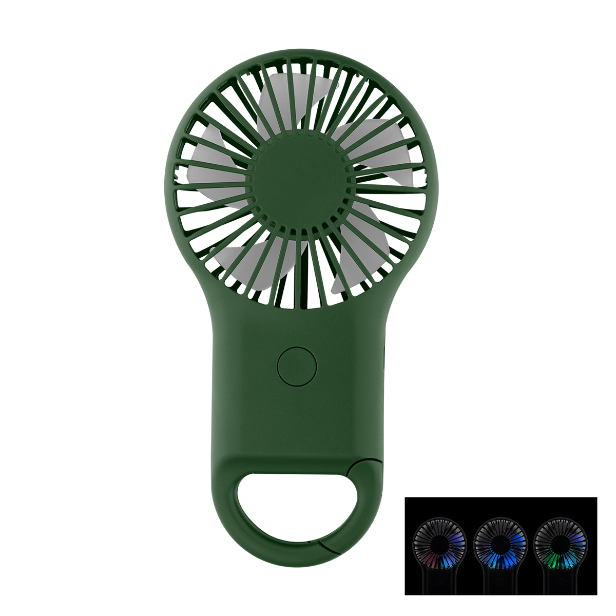 Rechargeable Handheld Fan With Carabiner 2.0 1