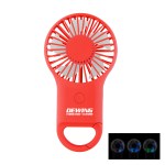 Rechargeable Handheld Fan With Carabiner 2.0 - 28702 RED Padprint Rechargeable Handheld Fan With Carabiner 2.0 - 28702 RED Padprint