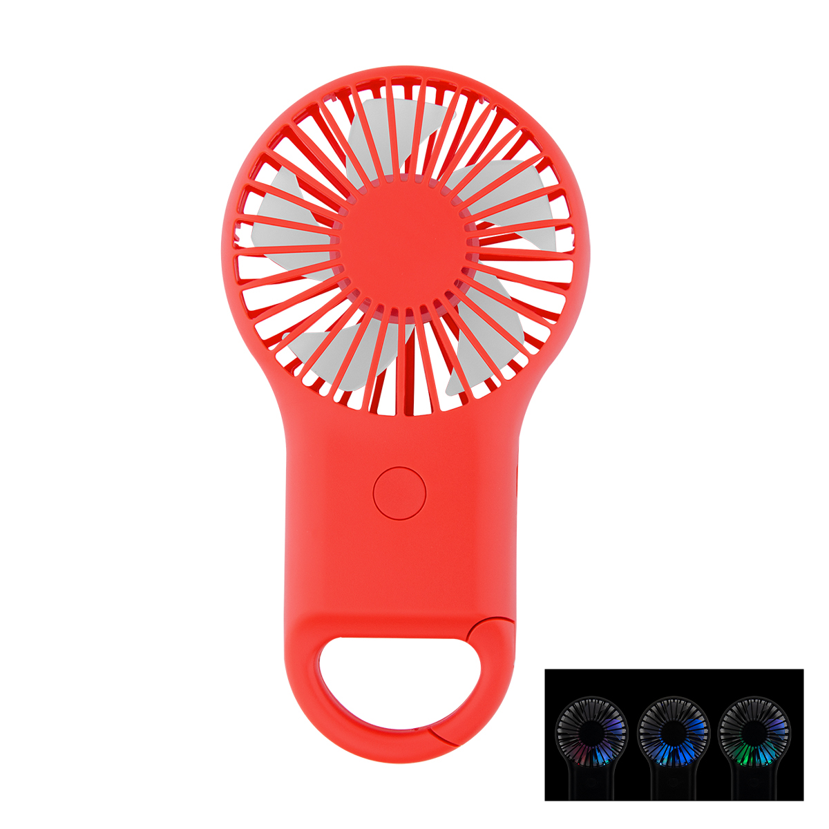 Rechargeable Handheld Fan With Carabiner 2.0 1