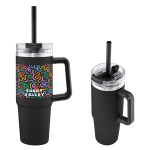 30 Oz. Full Color Intrepid Recycled Stainless Steel Tumbler - 551036 BLK Megabrite 30 Oz. Full Color Intrepid Recycled Stainless Steel Tumbler - 551036 BLK Megabrite