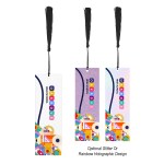 Acrylic Bookmark With Tassel - Large - 55261 BLK 4CP Acrylic Bookmark With Tassel - Large - 55261 BLK 4CP