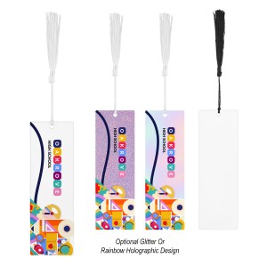 Acrylic Bookmark With Tassel - Large 1 Acrylic Bookmark With Tassel - Large 1