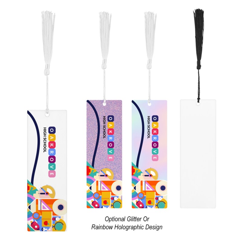 Acrylic Bookmark With Tassel - Large 1 Acrylic Bookmark With Tassel - Large 1
