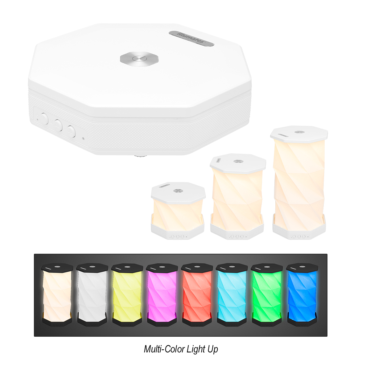 Illumates™ Folding Lamp With Speaker & Sound Machine 1