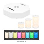 Illumates™ Folding Lamp With Speaker & Sound Machine - 20183 WHT Padprint Illumates™ Folding Lamp With Speaker & Sound Machine - 20183 WHT Padprint