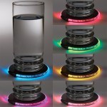Led Light Up Coaster - 2009 BLK Inset Led Light Up Coaster - 2009 BLK Inset
