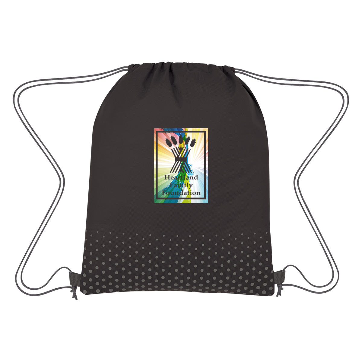 Connect The Dots Non-woven Drawstring Bag 1