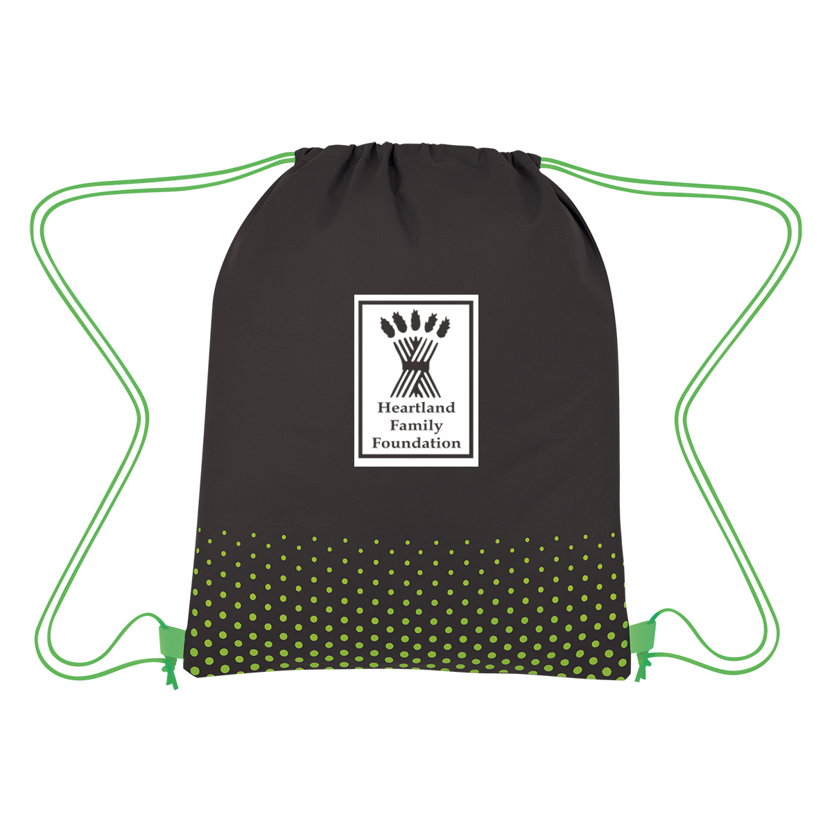 Connect The Dots Non-woven Drawstring Bag 1
