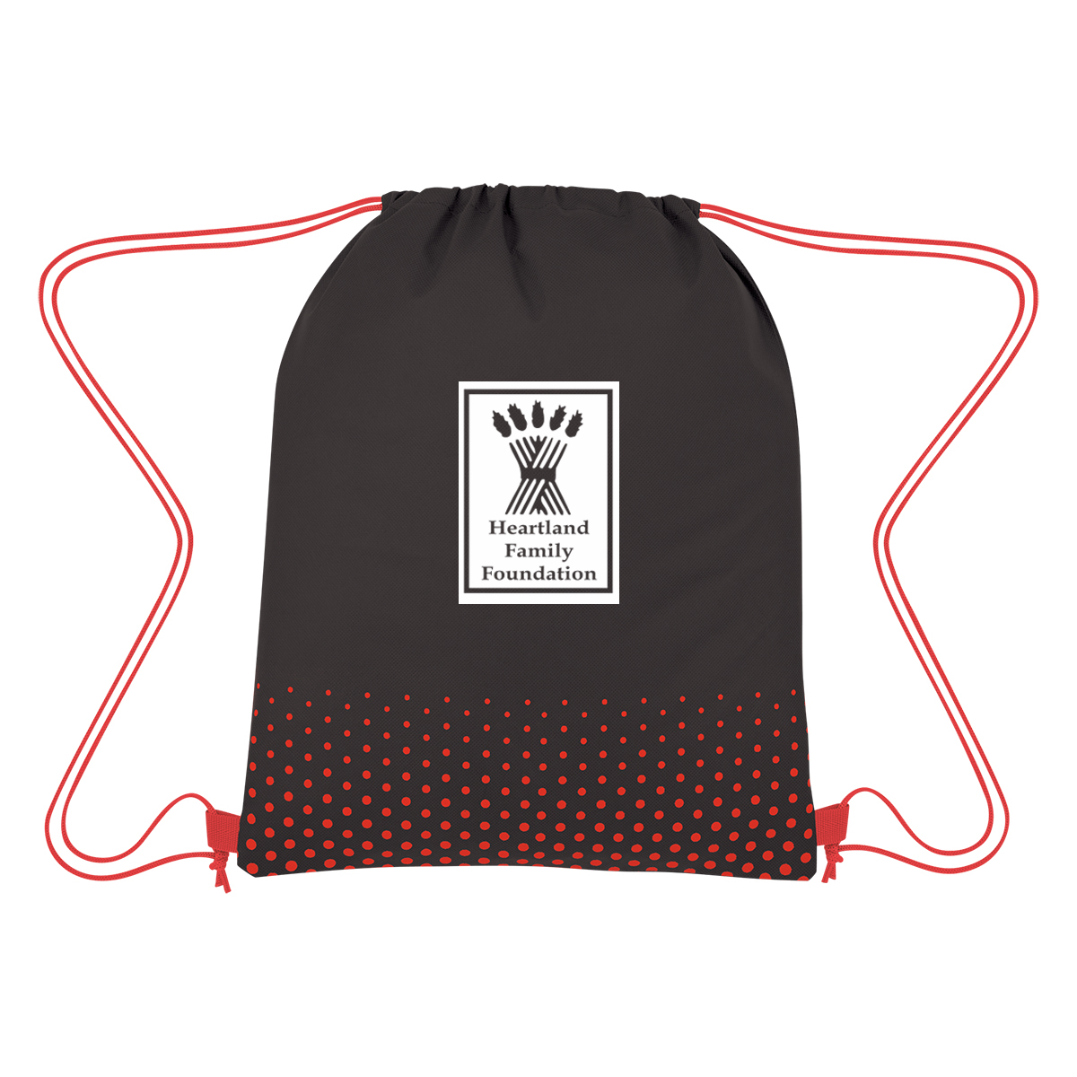 Connect The Dots Non-woven Drawstring Bag 1