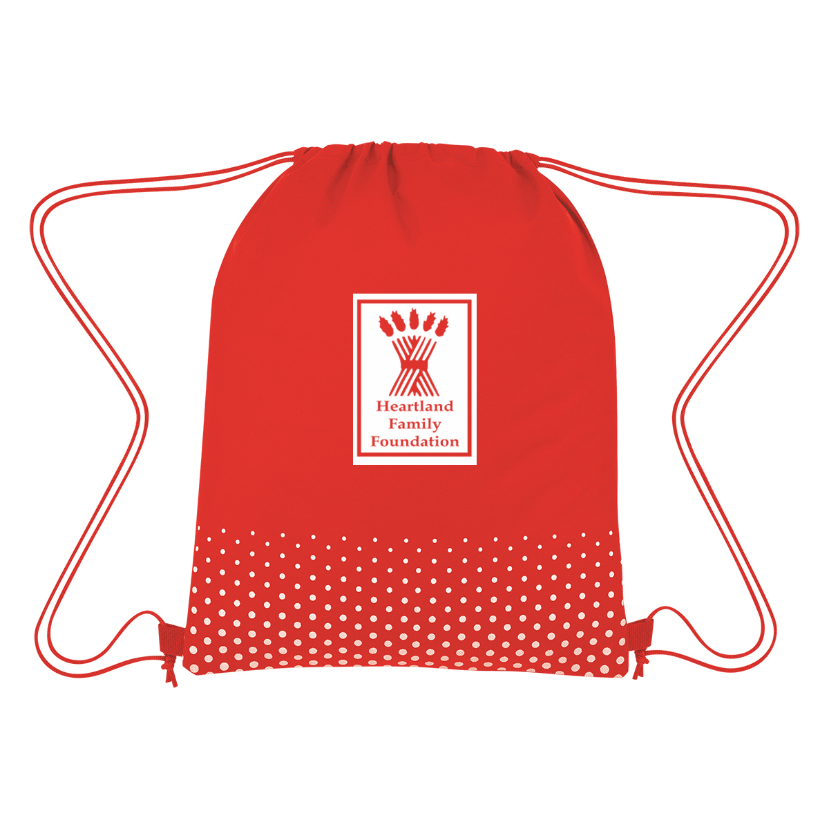 Connect The Dots Non-woven Drawstring Bag 1
