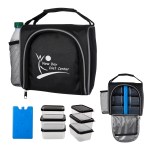 Prep & Chill Lunch Cooler With Container Set - 428 BLKGRA Silkscreen Prep & Chill Lunch Cooler With Container Set - 428 BLKGRA Silkscreen