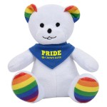 6" Rainbow Bear - 1277 RAINBOW Bandana Silkscreen 6" Rainbow Bear - 1277 RAINBOW Bandana Silkscreen