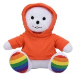 6" Rainbow Bear - 1277 RAINBOW Hoodie Blank 6" Rainbow Bear - 1277 RAINBOW Hoodie Blank