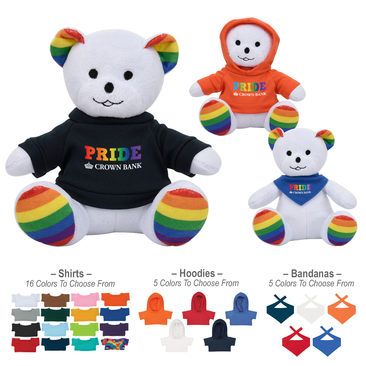 6" Rainbow Bear 1