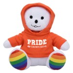 6" Rainbow Bear - 1277 RAINBOW Hoodie Silkscreen 6" Rainbow Bear - 1277 RAINBOW Hoodie Silkscreen