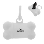 Bone Shaped Dog Bag Dispenser - 9509 WHT Lifestyle Padprint Bone Shaped Dog Bag Dispenser - 9509 WHT Lifestyle Padprint