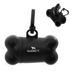 Bone Shaped Dog Bag Dispenser - 9509 BLK Padprint Bone Shaped Dog Bag Dispenser - 9509 BLK Padprint