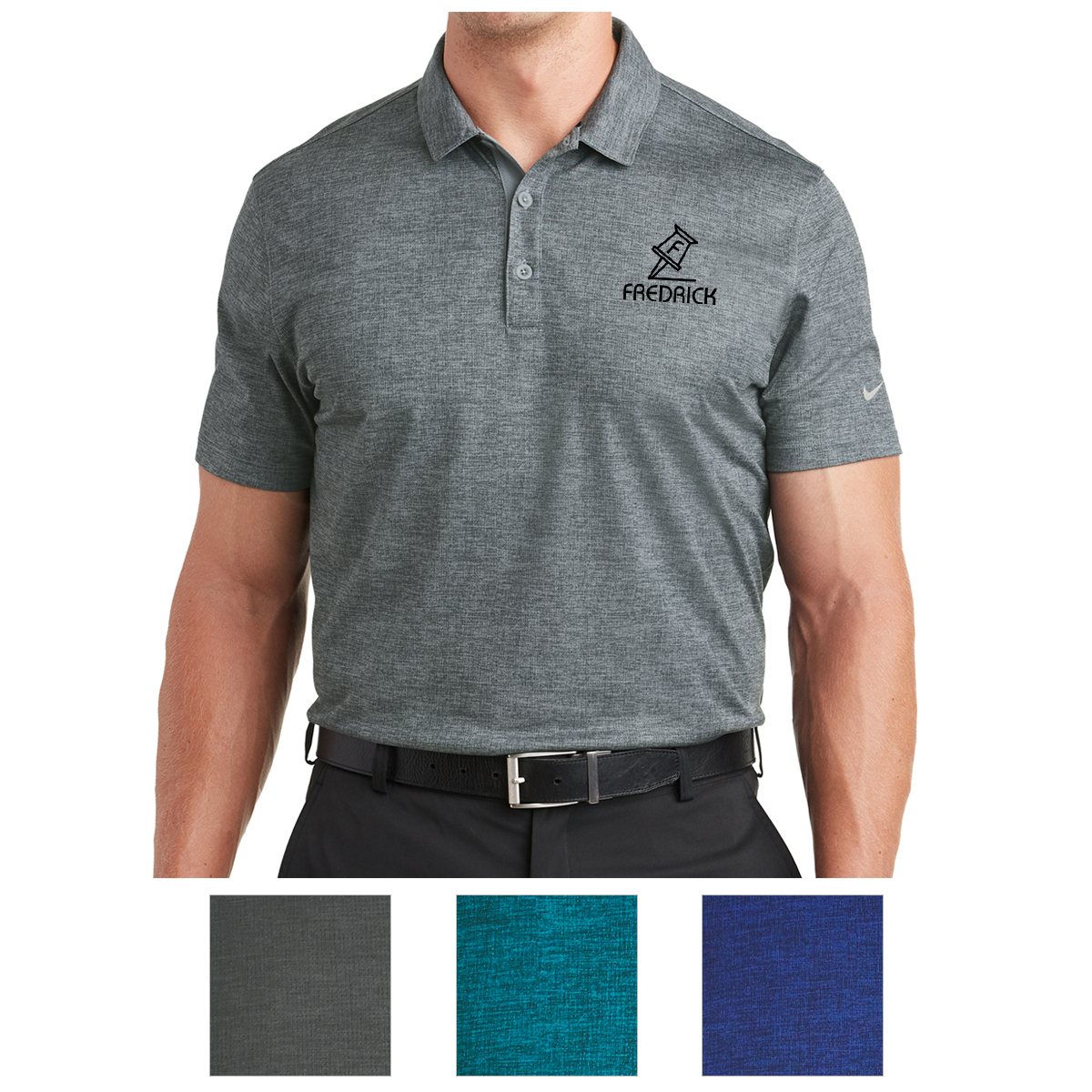 Nike Dri-fit Crosshatch Polo 1