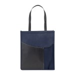 Pisces Rpet Non-woven Tote Bag - 30087 NAVBLK Blank Pisces Rpet Non-woven Tote Bag - 30087 NAVBLK Blank