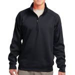 Sport-tek® Tech Fleece 1/4-zip Pullover - F247 Black Sport-tek® Tech Fleece 1/4-zip Pullover - F247 Black