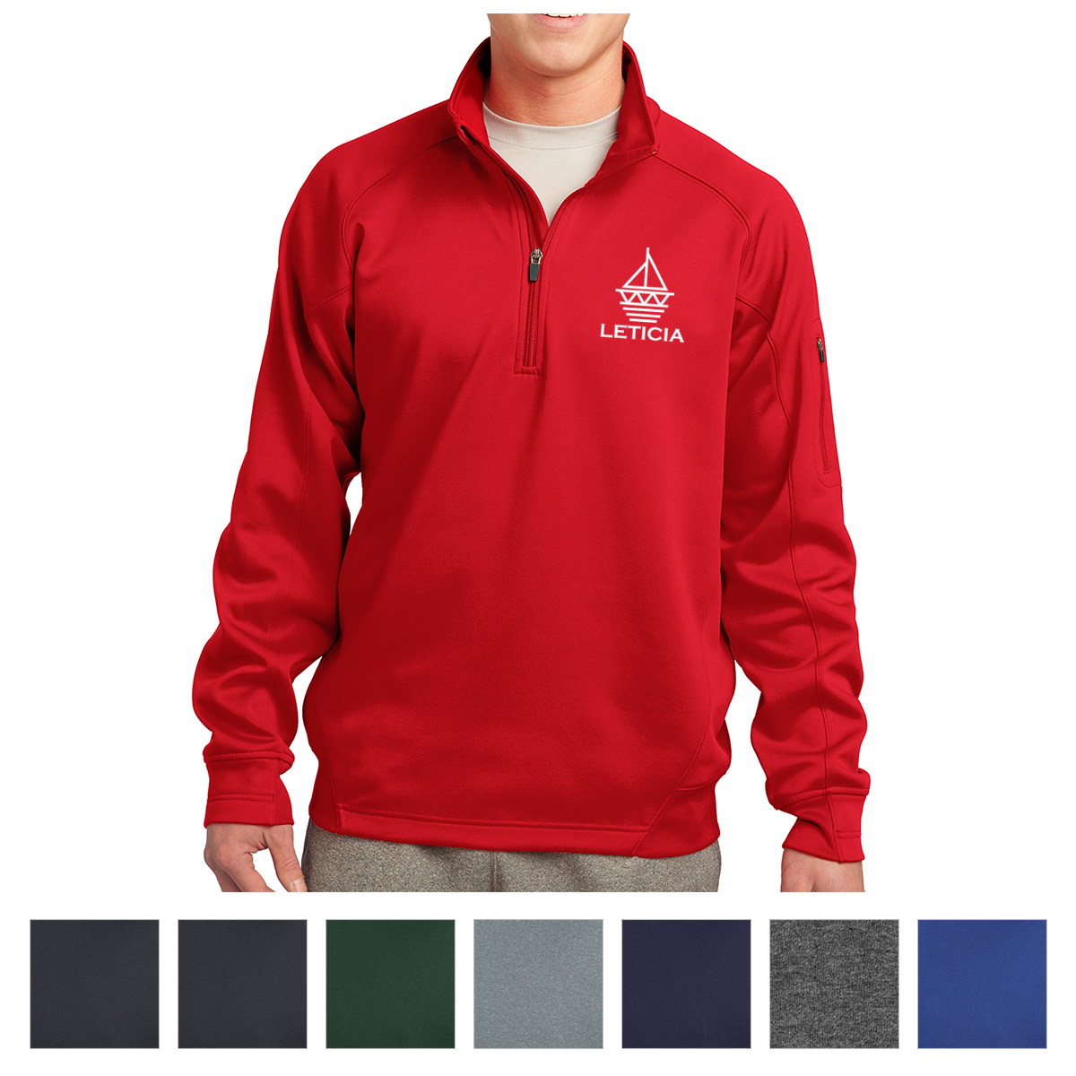 Sport-tek® Tech Fleece 1/4-zip Pullover 1