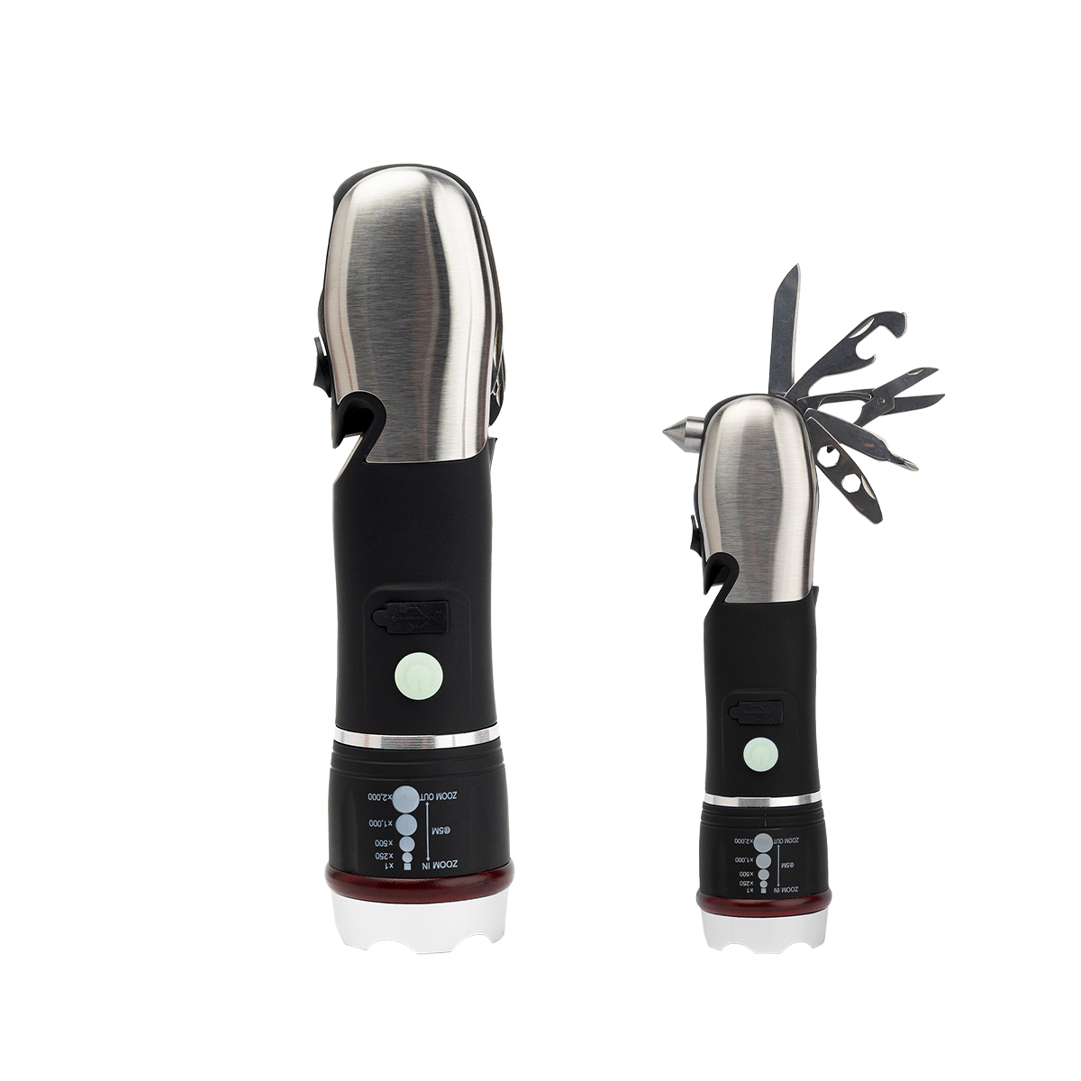 Emergency Cob Flashlight Multi-tool 2.0 1