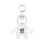 Bottle Opener Buddy Keychain - 20125 WHTWHT Padprint Bottle Opener Buddy Keychain - 20125 WHTWHT Padprint
