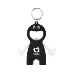 Bottle Opener Buddy Keychain - 20125 BLKWHT Padprint Bottle Opener Buddy Keychain - 20125 BLKWHT Padprint